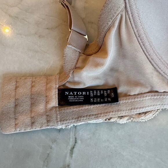 Natori Feathers Full Figure Contour Underwire Bra Cafe 32H NWOT - Picture 6 of 7